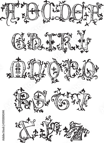 Embroidery�Alphabet Design