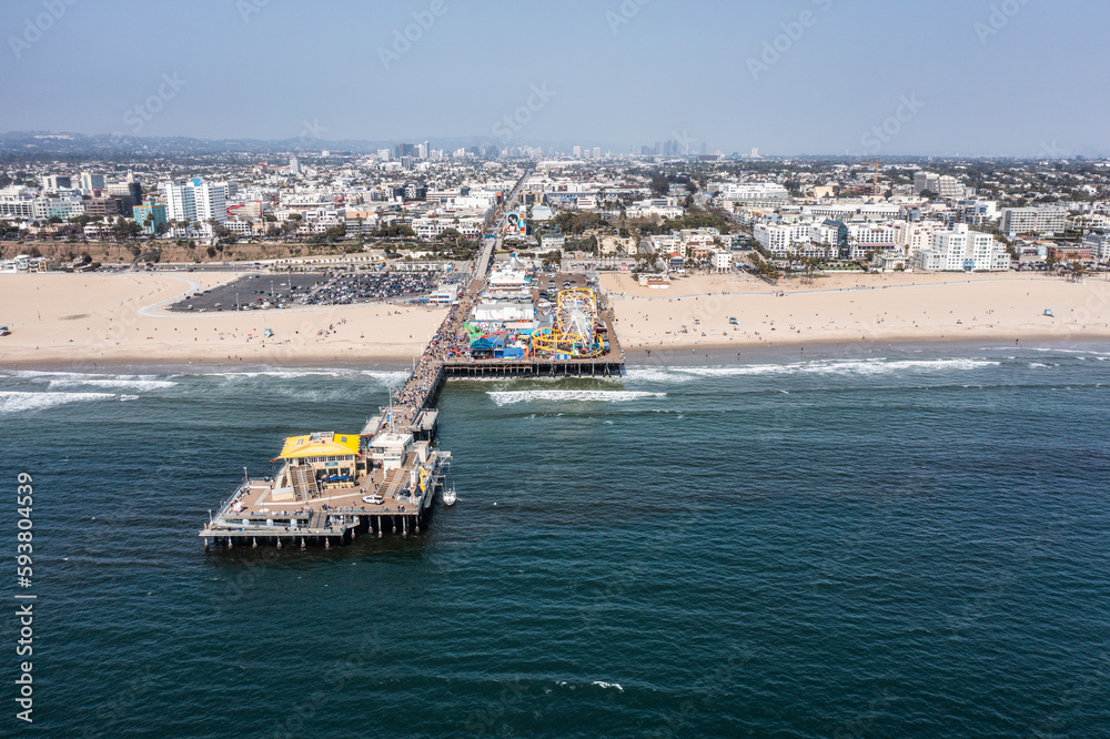 santa-monica-california-usa-april-2023-aerial-view-of-famous-santa