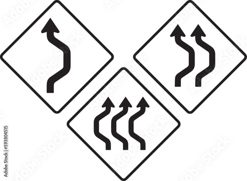 W24 series Lane shifts Icon SVG -Vector Symbol Commercial & Personal Use- Cricut,Silhouette,Cameo,Vinyl Cut