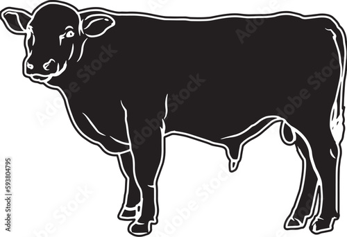 Beefalo Sketch Vector