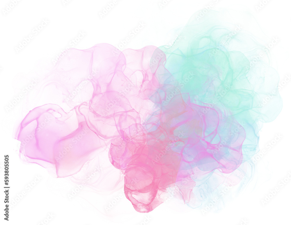 Fototapeta premium watercolor with transparent background 