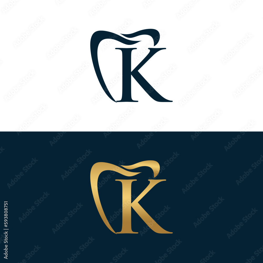 Initial Logo Dental Initial Logo Dental