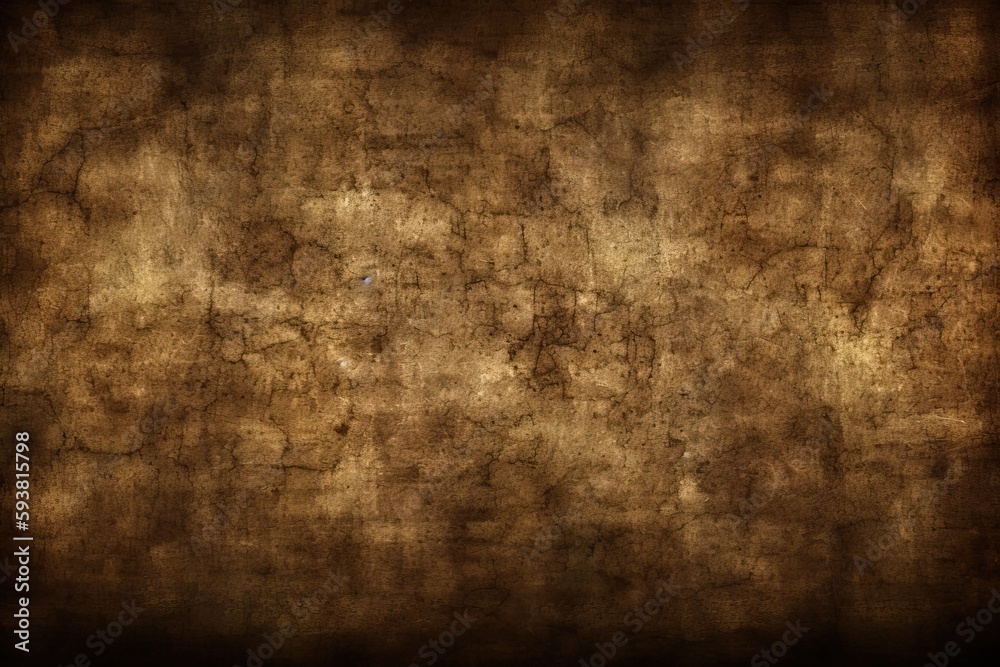 textured grungy brown background with a sleek black border. Generative AI