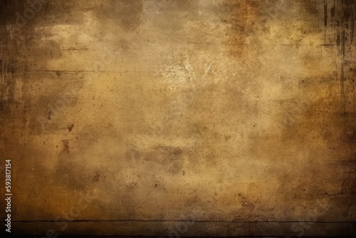 grungy brown background with a black border. Generative AI