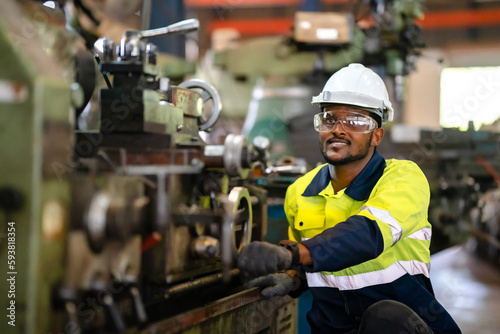 Production engineers in saf...
