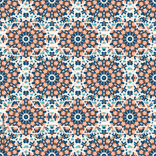 Caleidoscopic mandalas pattern
