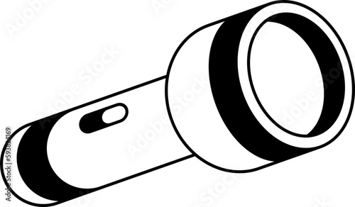 Flashlight Camping Element Semi-Solid Transparent