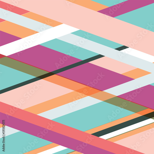 Vector abstract stripes. Hipster geometric card background template. Abstract background.