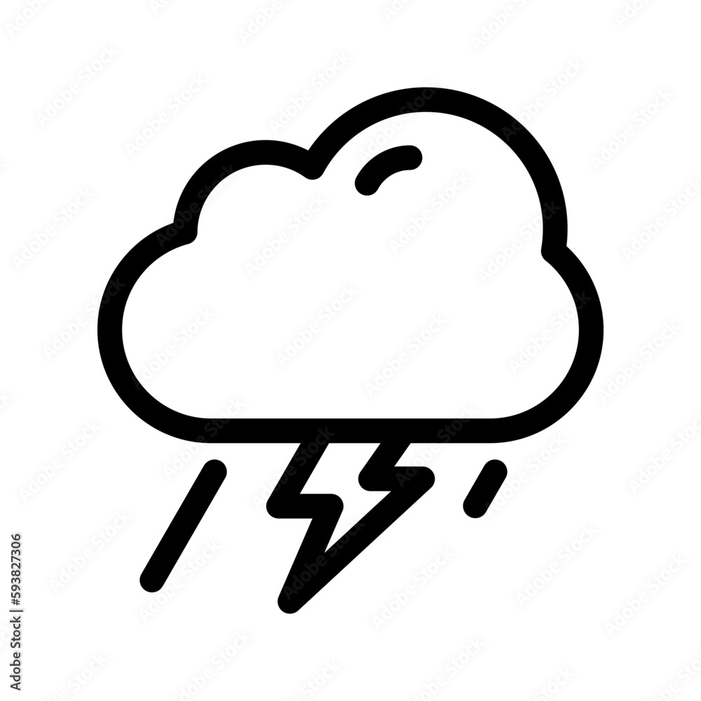 Storm Icon Vector Symbol Design Illustration Storm Icon Vector Symbol Design Illustration