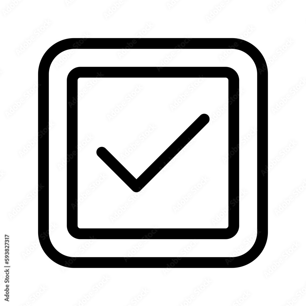 Checkbox Icon Vector Symbol Design Illustration Checkbox Icon Vector Symbol Design Illustration