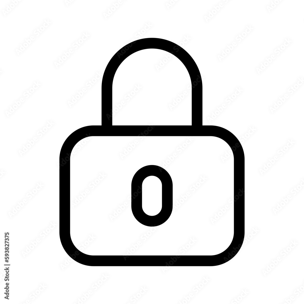 Lock Icon Vector Symbol Design Illustration Lock Icon Vector Symbol Design Illustration
