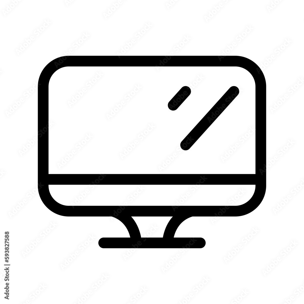 Screen Icon Vector Symbol Design Illustration Screen Icon Vector Symbol Design Illustration