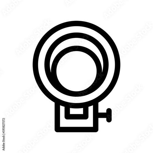 Ring Light Icon Vector Symbol Design Illustration