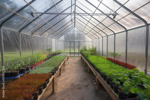 Organic fresh vegetable greenhouse
