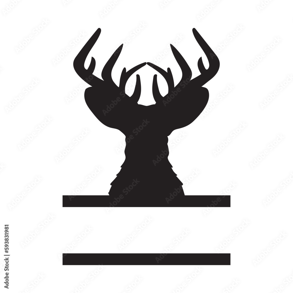 deer silhouette vector