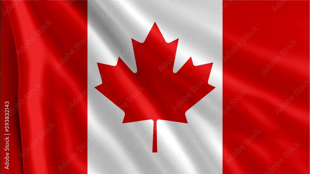 Canada flag, the close-up flag of Burundi Canada flag, the close-up flag of Burundi