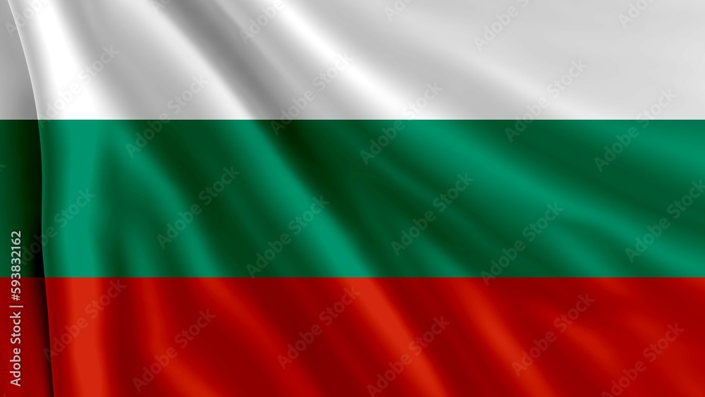 Bulgaria flag, the close-up flag of Bulgaria Bulgaria flag, the close-up flag of Bulgaria