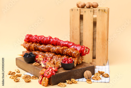 Traditional churchkhela des...