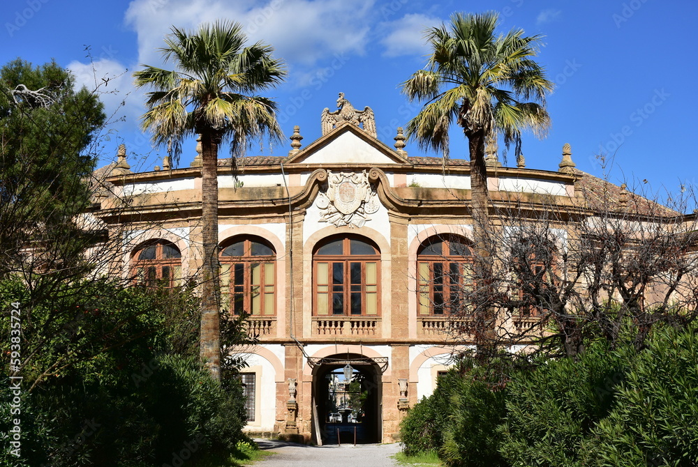 exterior of villa Palagonia in town Bagheria,Sicily