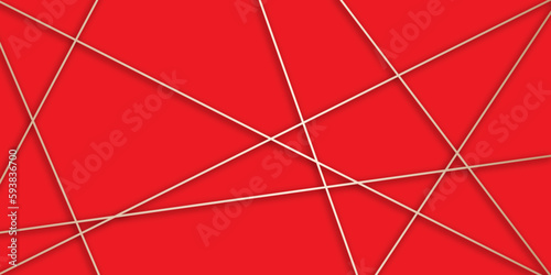 Abstract luxury golden lines on red background. Luxury premium gold lines background.