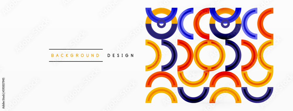Circles are arranged in a grid pattern abstract background and feature a range of different colors, including shades of various colors. Template for wallpaper, banner, presentation, background Circles are arranged in a grid pattern abstract background and feature a range of different colors, including shades of various colors. Template for wallpaper, banner, presentation, background