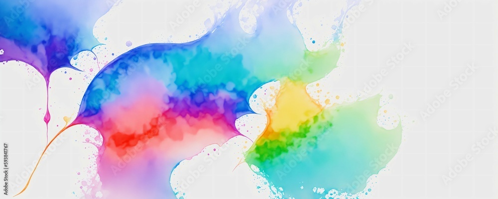 Naklejka premium a multicolored background with paint splatters
