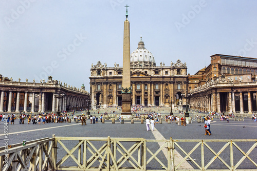 Sticker Saint Peter's Square with the famous Saint Peter's Basilica