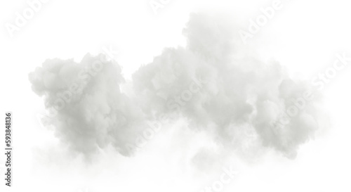 Cutout landscaped clouds free soft shapes special effect 3d render png