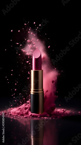 Pink lipstick