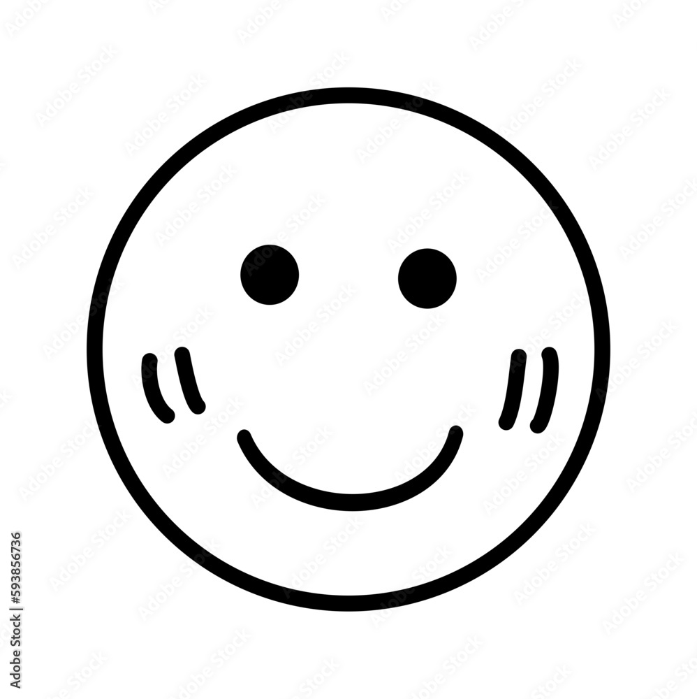 Fototapeta premium Face emoji vector illustration 