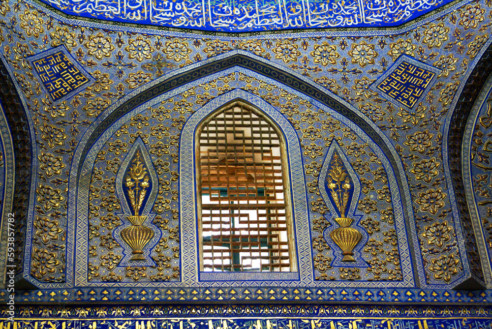Ornament in the mausoleum in Samarkand
