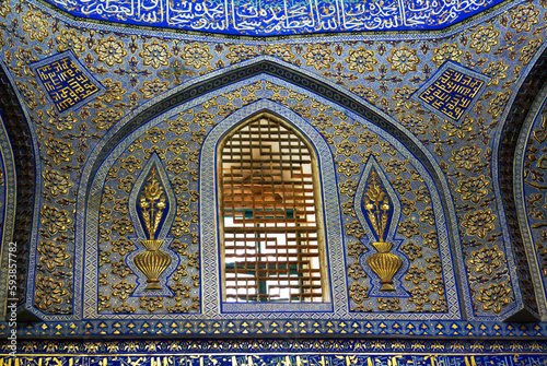 Ornament in the mausoleum in Samarkand