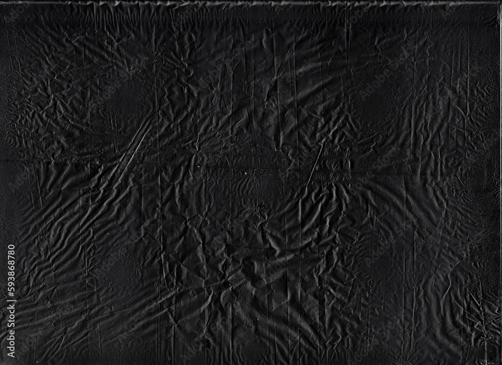 Plastic wrap texture for overlay wrinkled stretched plastic effect graphic design and visual composition