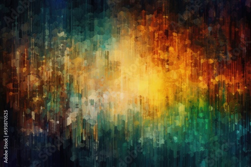 Abstract colorful background with effect. Generative AI.
