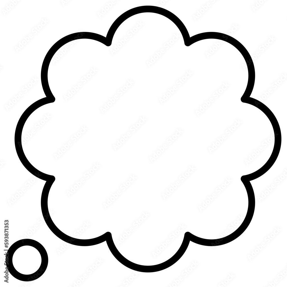 Speech balloons icon, line style vector illustration Speech balloons icon, line style vector illustration