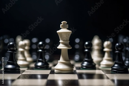 Chess board. Generate Ai
