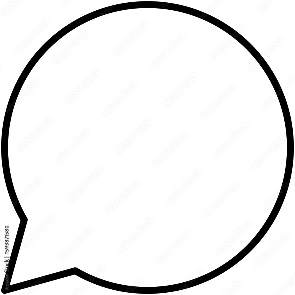 Speech balloons icon, line style vector illustration Speech balloons icon, line style vector illustration