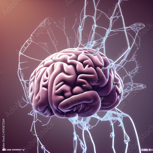 AI, artificial intelligence brain, cyborg, futuristic ai vision, artificial intelligence