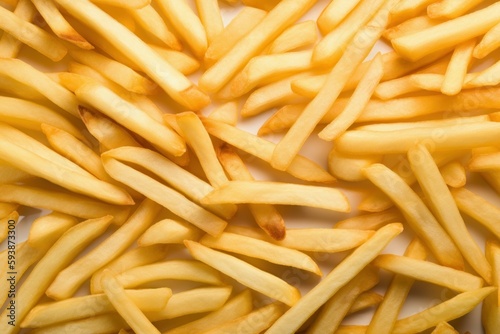 Snack delicious fries. Generate Ai