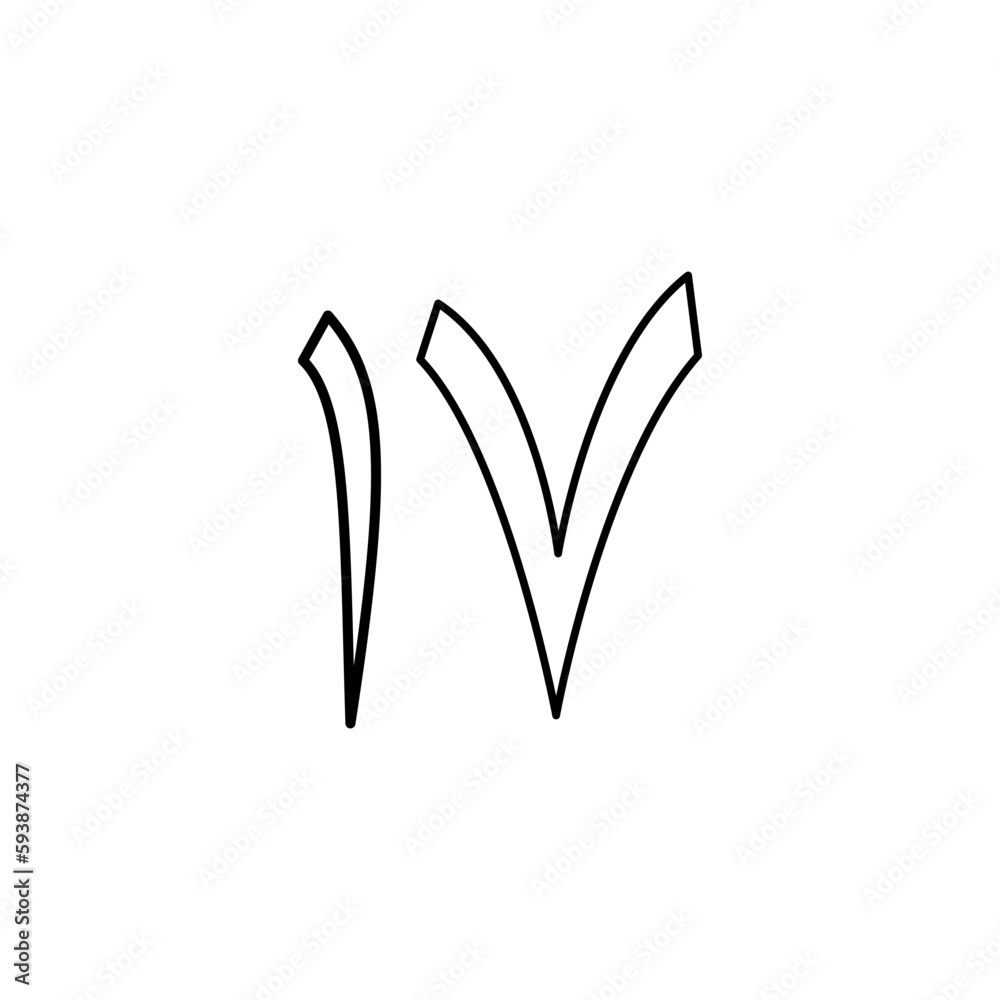 Arabic number icon vector logo design template Arabic number icon vector logo design template