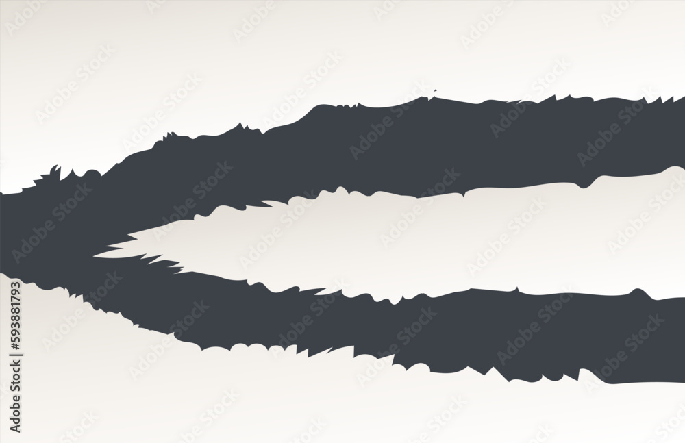 Vector illustration of torn white paper. Torn paper. Paper frame. Black and white paper. Vector illustration of torn white paper. Torn paper. Paper frame. Black and white paper.
