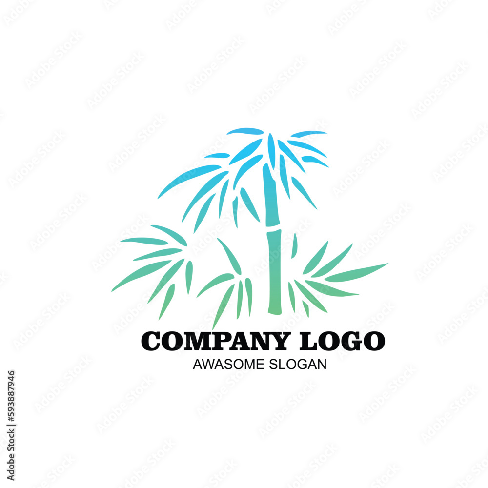 Free vector design logo company icon gradient color