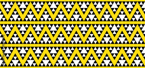 Geometric triangle pattern. Sierpinski triangle fractal. Abstract vector background. Seamless geomety texture for cloth, costume