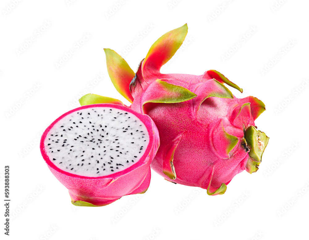Dragon fruit isolated on transparent png Dragon fruit isolated on transparent png