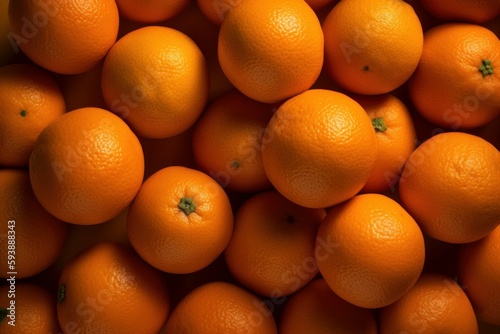 Orange fruit background. Generate Ai photo