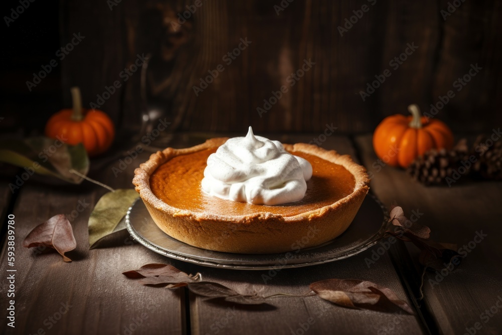 Pumpkin pie cream. Generate Ai Pumpkin pie cream. Generate Ai