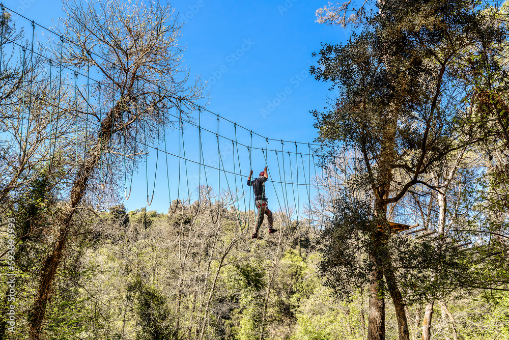 Adventure park of Buccheri in Sicily