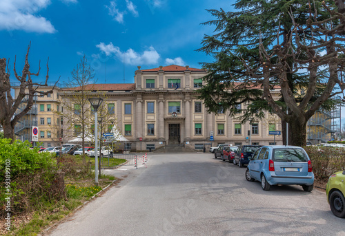 Cuneo, Piedmont, Italy - Carle Hospital in via.Antonio Carle, it is a structure of the S. Croce and Carle Cuneo Hospital of Asl Cuneo 1