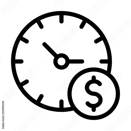 time is money icon