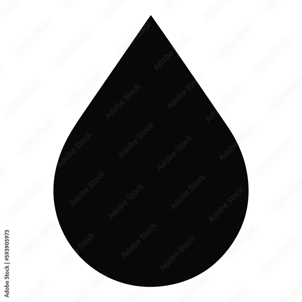 Drop Flat Icon Isolated On White Background Drop Flat Icon Isolated On White Background